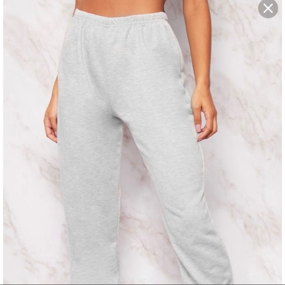 New With Tag Grey Basic Cuffed Hem Jogger